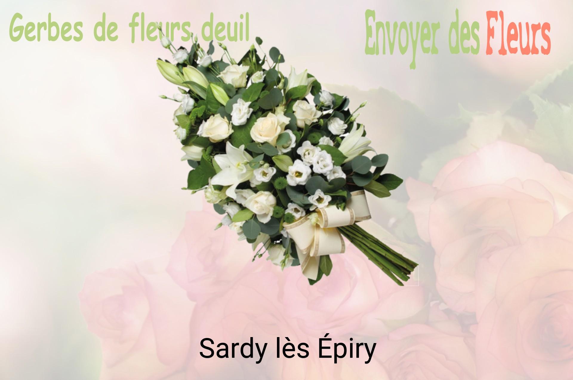 Gerbe de fleurs de deuil livrée à Sardy-lès-Épiry
